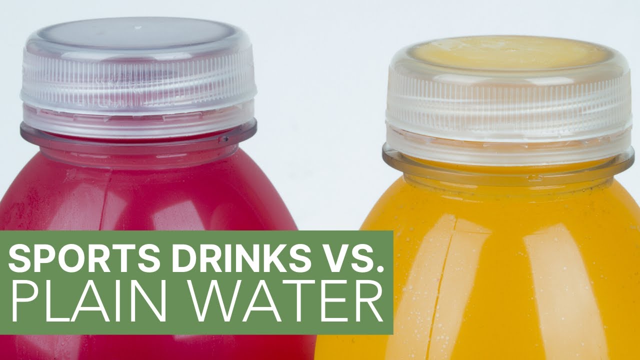 When You Need a Sports Drink VS. Plain Water VS. Electrolytes YouTube