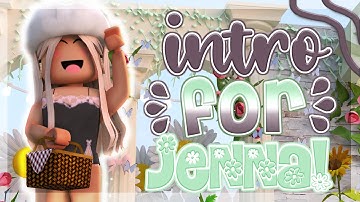 Roblox GFX INTRO for @BlessedJenna !! (Intro Commissions) || Floraliiq