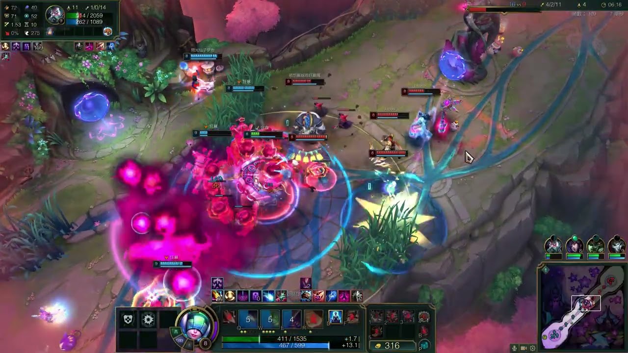 漸漸變成K頭比賽｜英雄聯盟-單中大混戰【黎尋月、龍仔、樓金的朋友】