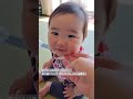 ドライブの後のハイハイが最高な双子