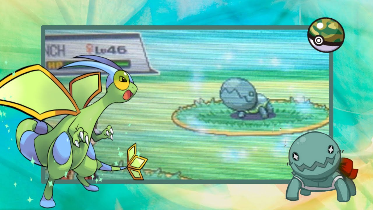 Live Shiny Trapinch After 1 248 REs In HeartGold Safari Zone W F Plus Bonus Footage D 