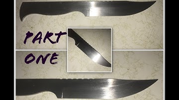 Huntsman Skinning/ Hunting Knife - Knife Making    Part One