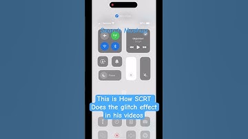 ￼This is how to do the glitch effect