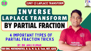 L-7 INVERSE LAPLACE TRANSFORM BY PARTIAL FRACTION | 4 TYPES PARTIAL FRCATION WITH EASY TRICKS