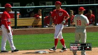 PHI@WSH: Harper exits after laboring throughout game Wealth