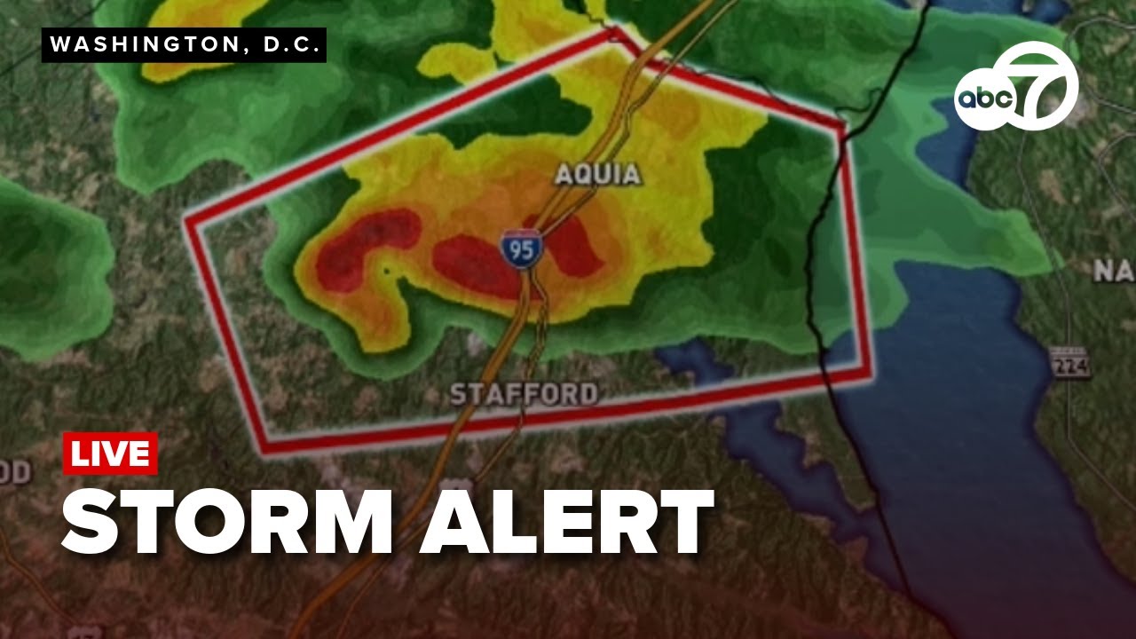 WATCH LIVE: Tornado warning issued for parts of Virginia as severe ...