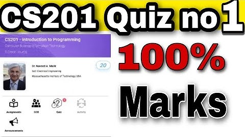 CS201 quiz 1 solution 2022 | Quiz fall 2022 | virtual university
