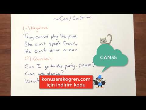 Can / Can't Konu Anlatımı - Ders 35