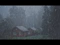 Lluvia Relajante en el Techo para Dormir en 15 Minutos - Sonido de Lluvia en Bosque Brumoso - ASMR