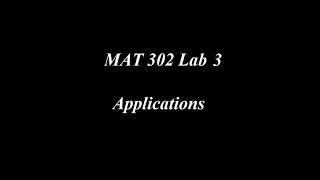 BMCC MAT302 Jupyter Lab3