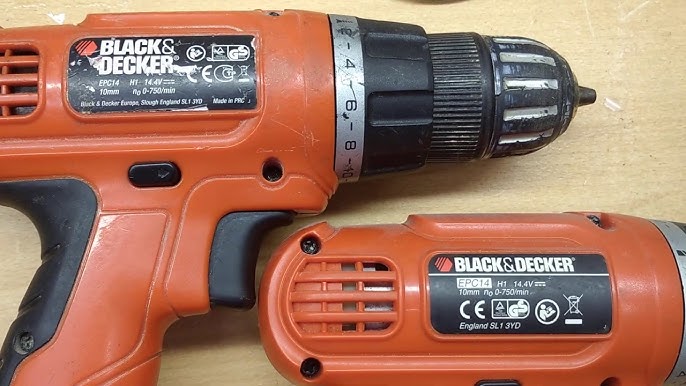 BLACK & DECKER 14.4 VOLT CORDLESS DRILL WITH BATTERY BDG1400