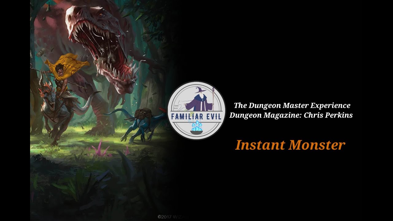 The Dungeon Master Experience: Instant Monster +LazyDM - YouTube