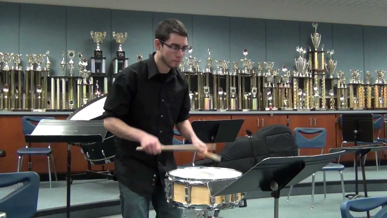 Etude 13 in Advanced Snare Drum Studies by Mitchell Peters YouTube