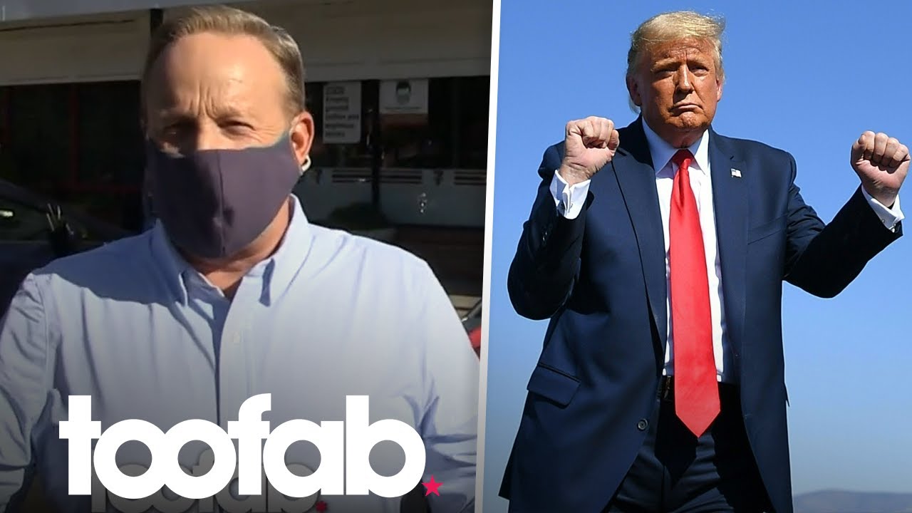 'DWTS' Alum Sean Spicer Critiques Donald Trump's Viral Dancing Skills | toofab