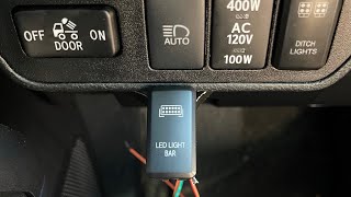 HOW TO WIRE OEM LIGHT BAR SWITCH!!INSTALL FOR 3RD GEN TACOMA!