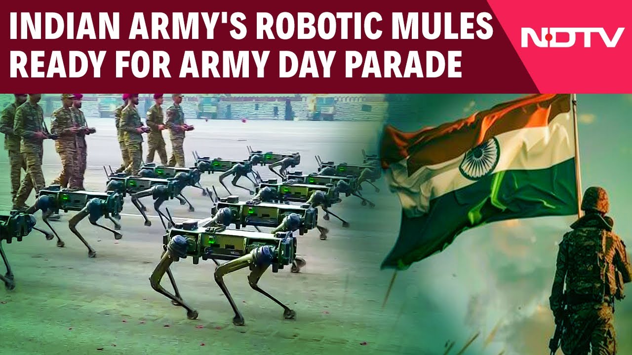 Indian Army News Indian Army s Robotic Mules Ready For Army Day Indian army news indian army s robotic mules ready for army day