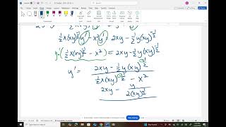 Implicit Differentiation - Part 2 (4 - 6)