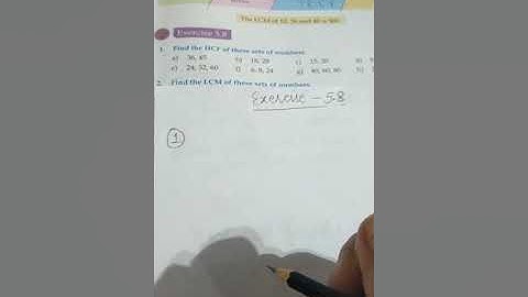 CLASS 4 MATHS CHAPTER 5 FACTORS AND MULTIPLES Exercise 5.8 part 1