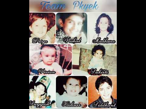 PKYEK Childhood Pictures ❤️ Cute Memory 🤗 Short Status 🤍 By Rishbala x Abhiya-Vms