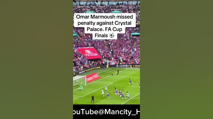 Omar Marmoush Penalty Miss vs Crystal Palace ! FA CUP final 🔥🔥