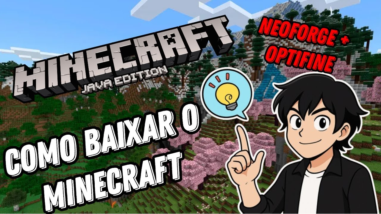 Minecraft Java Neoforge ⭐ Como Baixar Minecraft Java + NeoForge + OptiFine (Passo a Passo ...