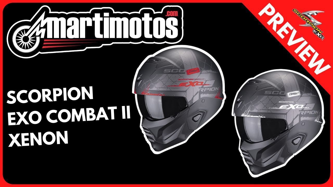 Casco jet Scorpion Exo-Combat II Solid nero opaco - EuroBikes