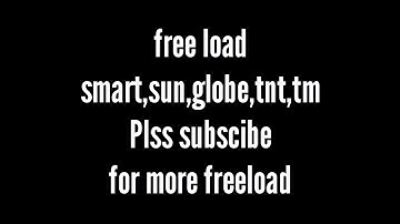 Free Load to all network.