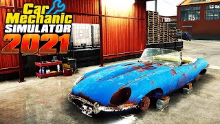 :  Jaguar E-type Jaguar DLC - Car Mechanic Simulator 2021 #65