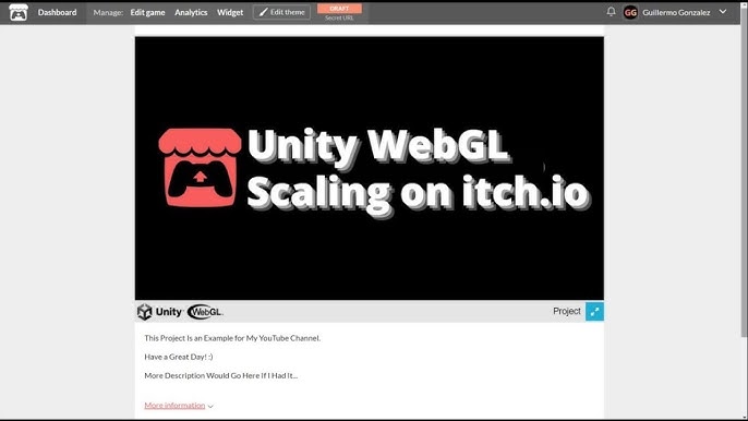 How to Build WebGL Unity Games and Publish to Itch.io, by KBryan