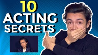 10 Acting Secrets (I Wish I Knew) | Acting Advice