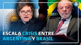 Brasil responde a Milei y lo llama \