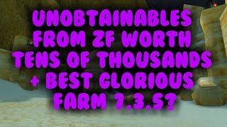 *ZG LOOT HOTFIXED* Unobtainable items worth a tonne farm NOW + NEW glorious farm?