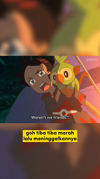 Momen perpisahan antara ash ketchum dan goh di episode terakhir pokemon #shorts