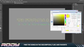 [Photoshop Guide] Rainbow text outline [Noob Friendly]