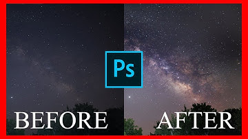 How to Edit the Milky Way! - Photoshop