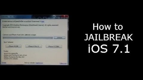 How To Jailbreak iOS 7.1 GeekSn0w iPhone 4 WINDOWS