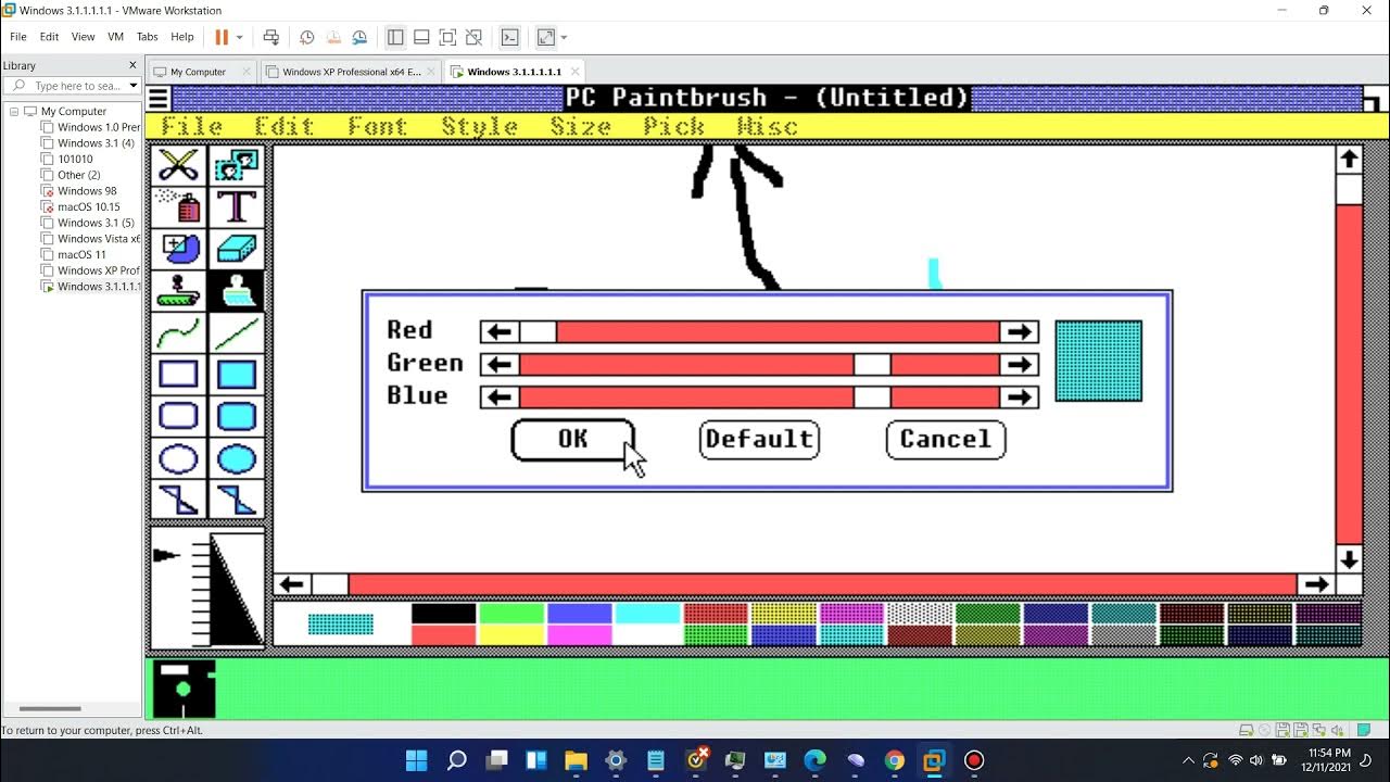 PC Paintbrush win 1.0 2.0 YouTube