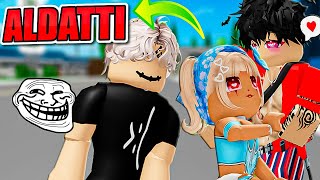 SEVGİLİMİ ALDATIYORMUŞ GİBİ TROLLEDİM🤣Saldırdılar(Roblox Brookhaven 🏡Rp)