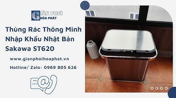 Thùng Rác Thông Minh Nhập Khẩu Nhật Bản Sakawa ST620