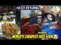 World's cheapest Fast food 🤩|Heist returns 🤯|Comali spoof|Treat ku best spot|Foodismbro