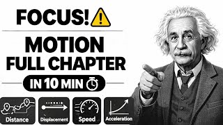 Motion Full Chapter in 10 Minutes (Easy Explanation) #EduTrOnix