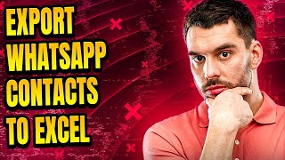 Export Whatsapp Contacts To Excel 🔥 How can I Extract Contacts from WhatsApp screenshot 3