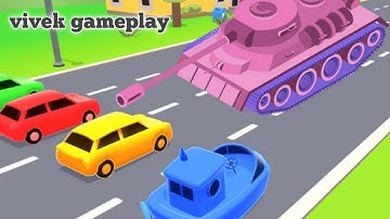 SHAPE SHIFTING game CAR RACING GAME PRO 🌈🚘🚙 Gameplay All Levels Walkthrough iOS, Android New Game 3D