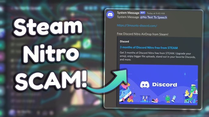 Fake Discord Nitro giveaway server (PLEASE FLOOD!) - Scams - Scammer Info