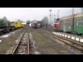 diesel română serie de locomotive 77 002 au sosit la stația de ecartament îngust în luna septembrie.