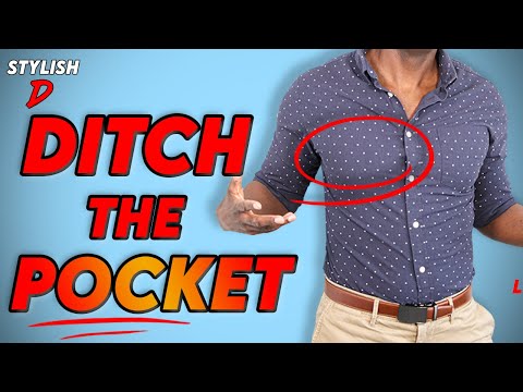 Dress Shirt Pockets Are UGLY, Let&#039;s Remove It
