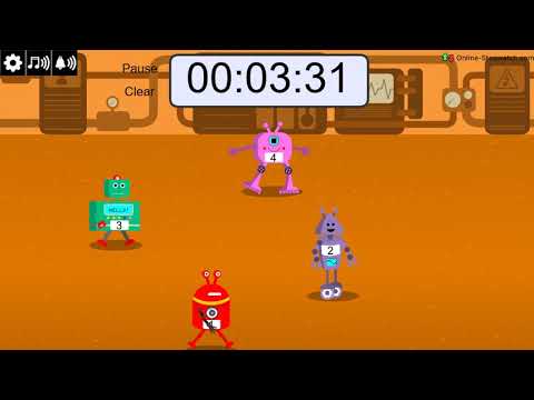 6 minute Robot Race timer