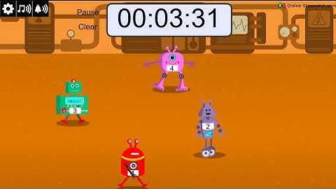 6 minute Robot Race timer