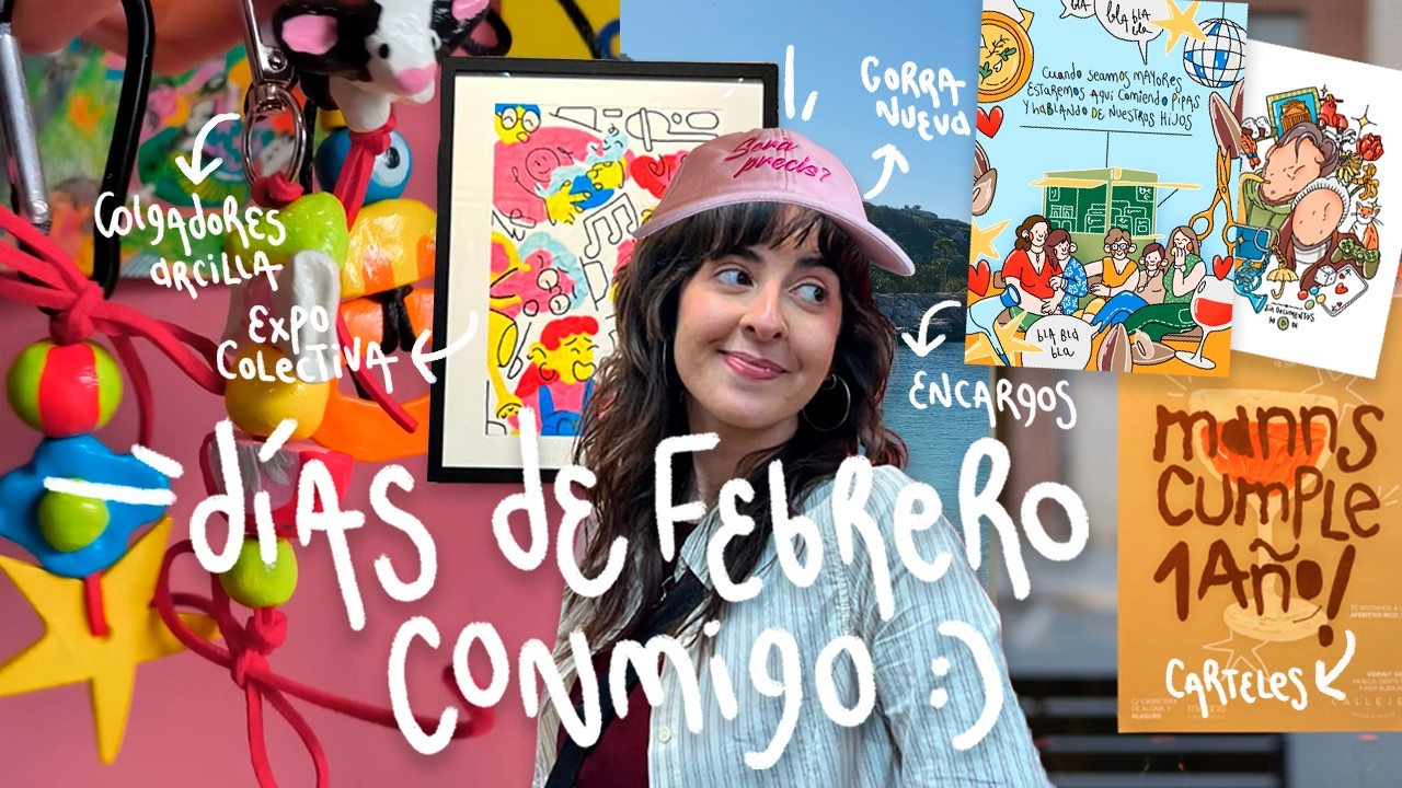 DIARIO de una ILUSTRADORA 🎨✨ encargos, expo, proceso creativo y mil dudas :)