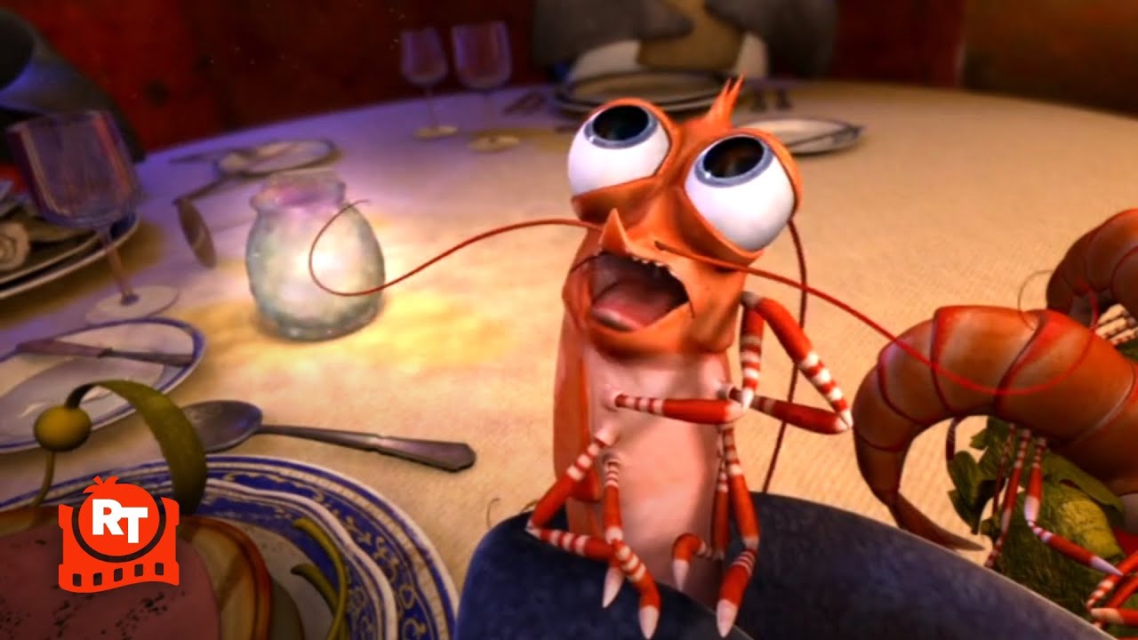 Shark Tale - Squeaky Shrimp Scene 